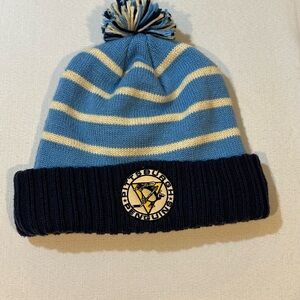 Reebok Pittsburgh Penguins Pom‑Pom Beanie • Face Off Collection • OS